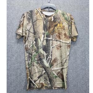 Under Armour Real Tree Camo Compression Short Sleeve Mens XL